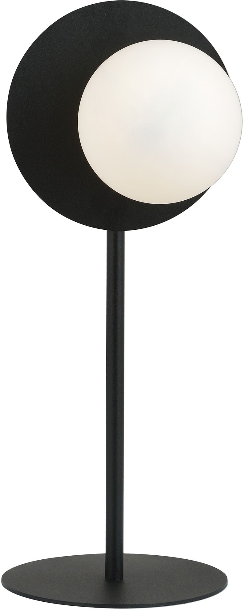 Emibig Oslo Tischlampe 1x10 W weiß-schwarz 1187/LN