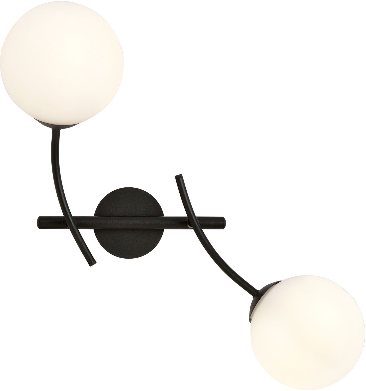 Emibig Hunter Leuchter 2x10 W schwarz-opal 1102/K2