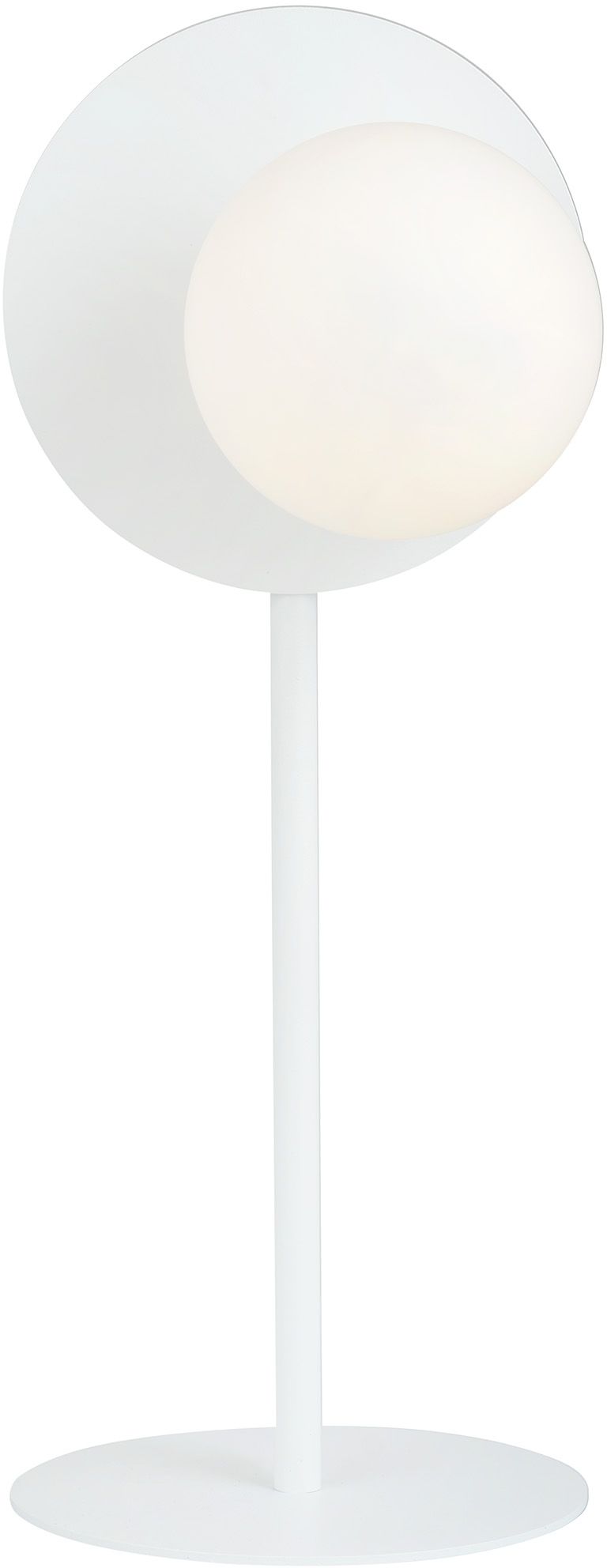 Emibig Oslo Tischlampe 1x10 W weiß 1189/LN