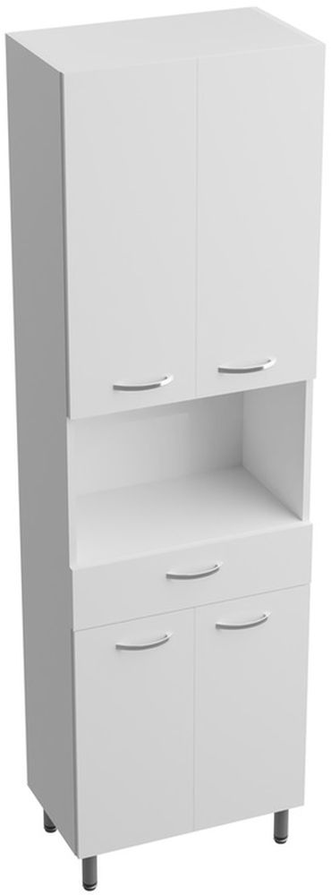 LaVita Basic Barato Kabinett 50x30x170 cm Seitenschrank stehend weiß 5900378314615