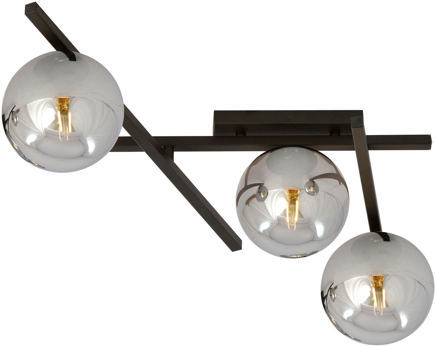 Emibig Smart Deckenlampe 3x10 W schwarz-graphit 1104/3