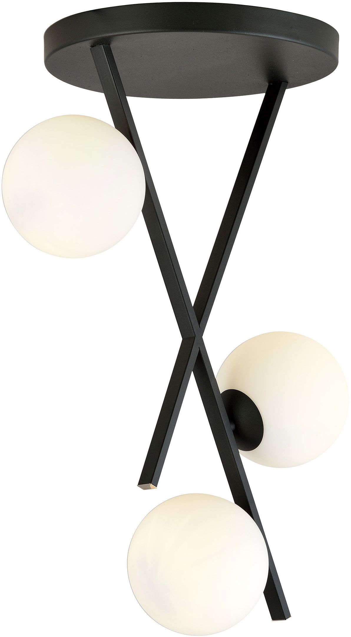 Emibig River Deckenlampe 3x10 W weiß-schwarz 1194/3