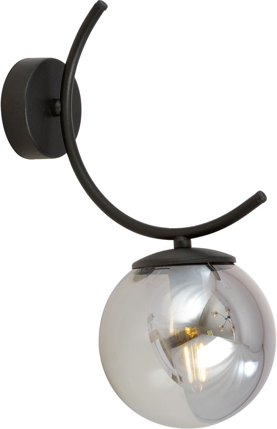 Emibig Boston Leuchter 1x10 W schwarz-graphit 1110/K1