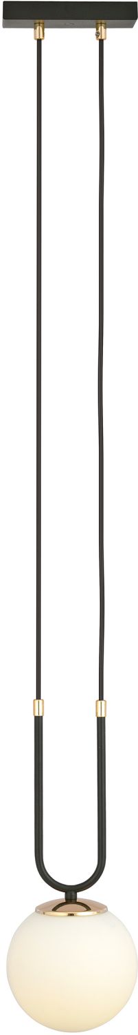 Emibig Glam Pendelleuchte 1x10 W schwarz-opal 1112/1