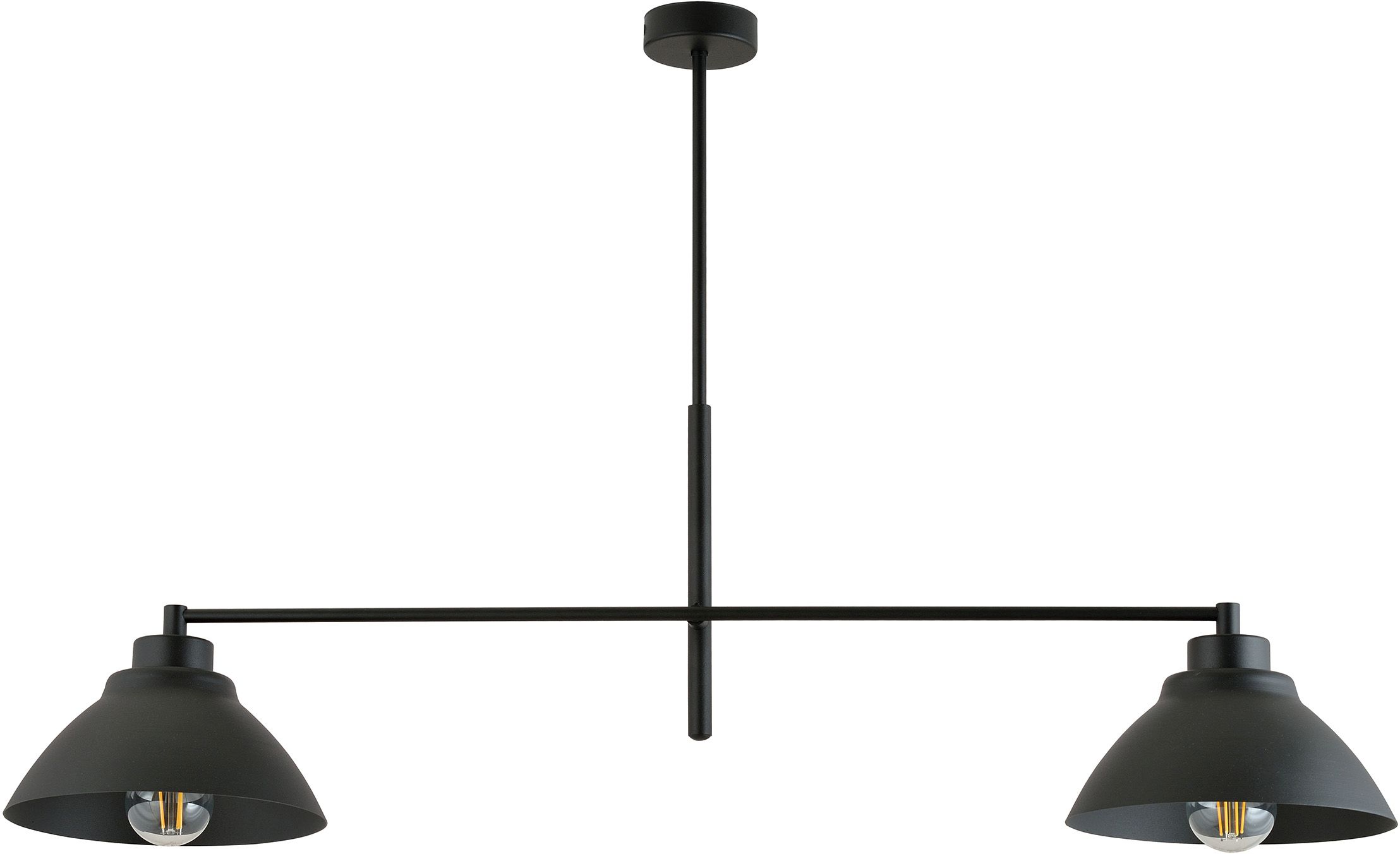 Emibig Maverick Deckenlampe 2x15 W schwarz 1211/2