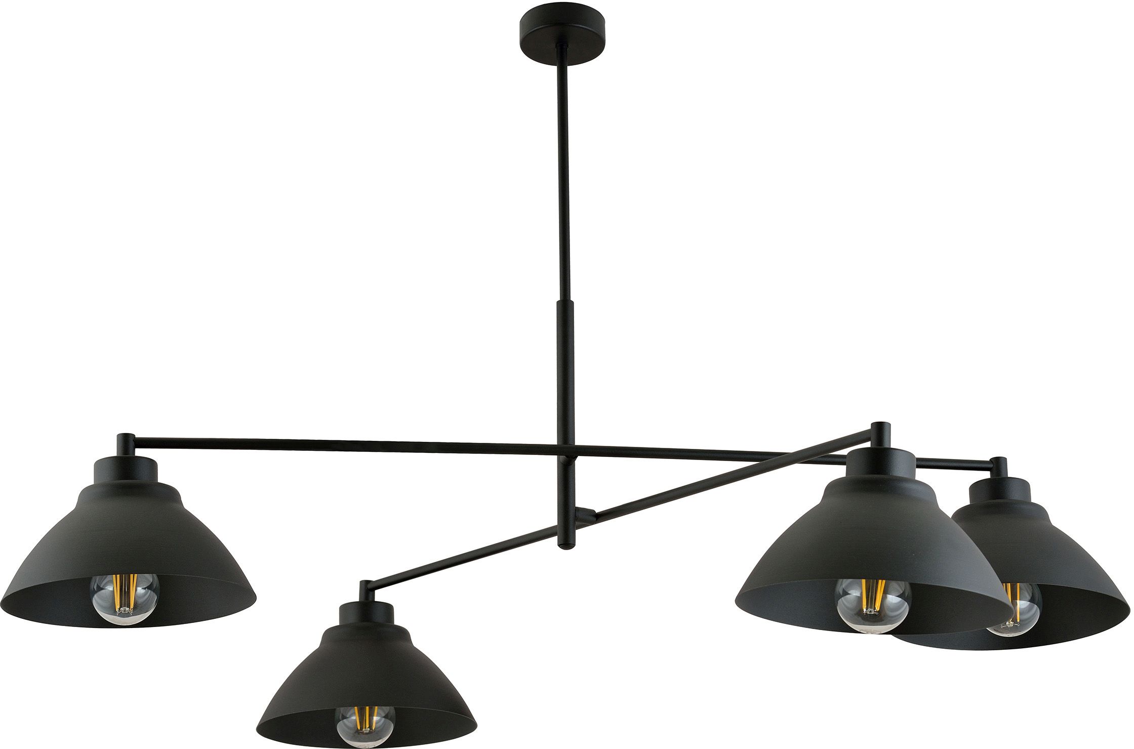 Emibig Maverick Deckenlampe 4x15 W schwarz 1211/4