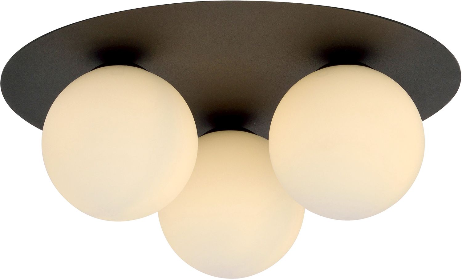 Emibig Solar Deckenlampe 3x10 W schwarz-opal 1127/3