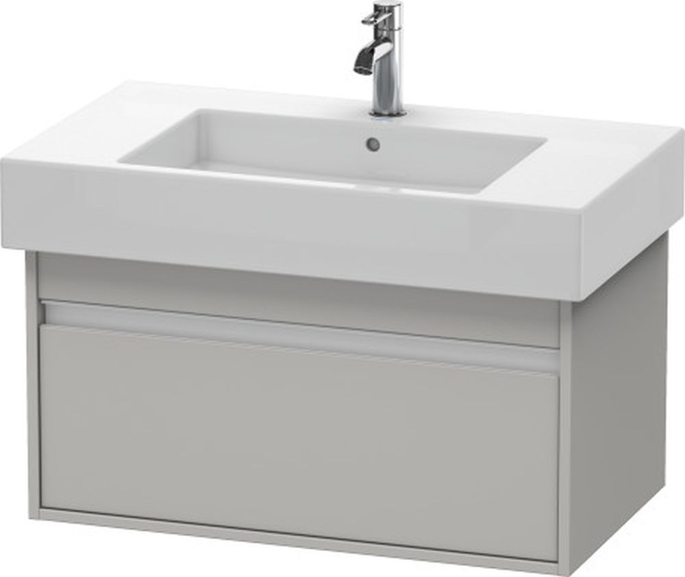 Duravit Ketho Kabinett 80x45.5x41 cm Unterschrank hängend grau KT669000707