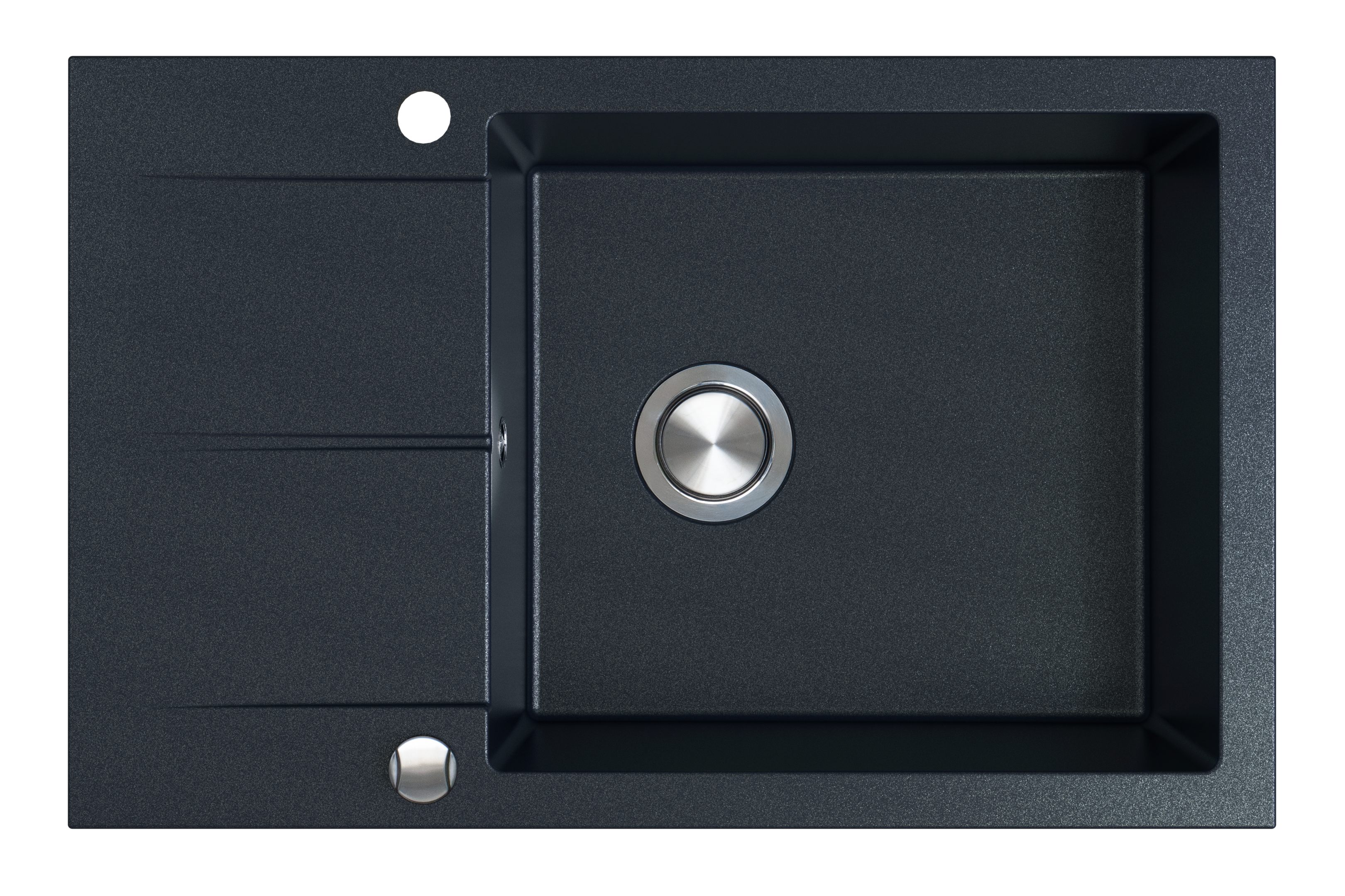 Berg Hobart Granitspüle 78x50 cm grau/graphit/onyx BRQ1411AXL