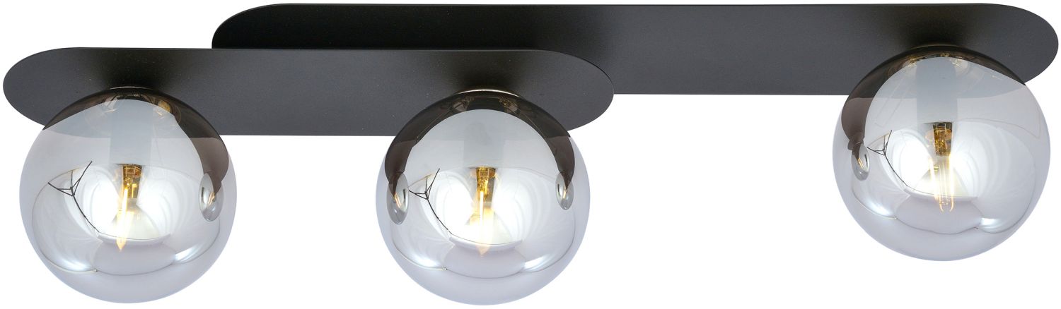 Emibig Plaza Deckenlampe 3x10 W schwarz-graphit 1119/3