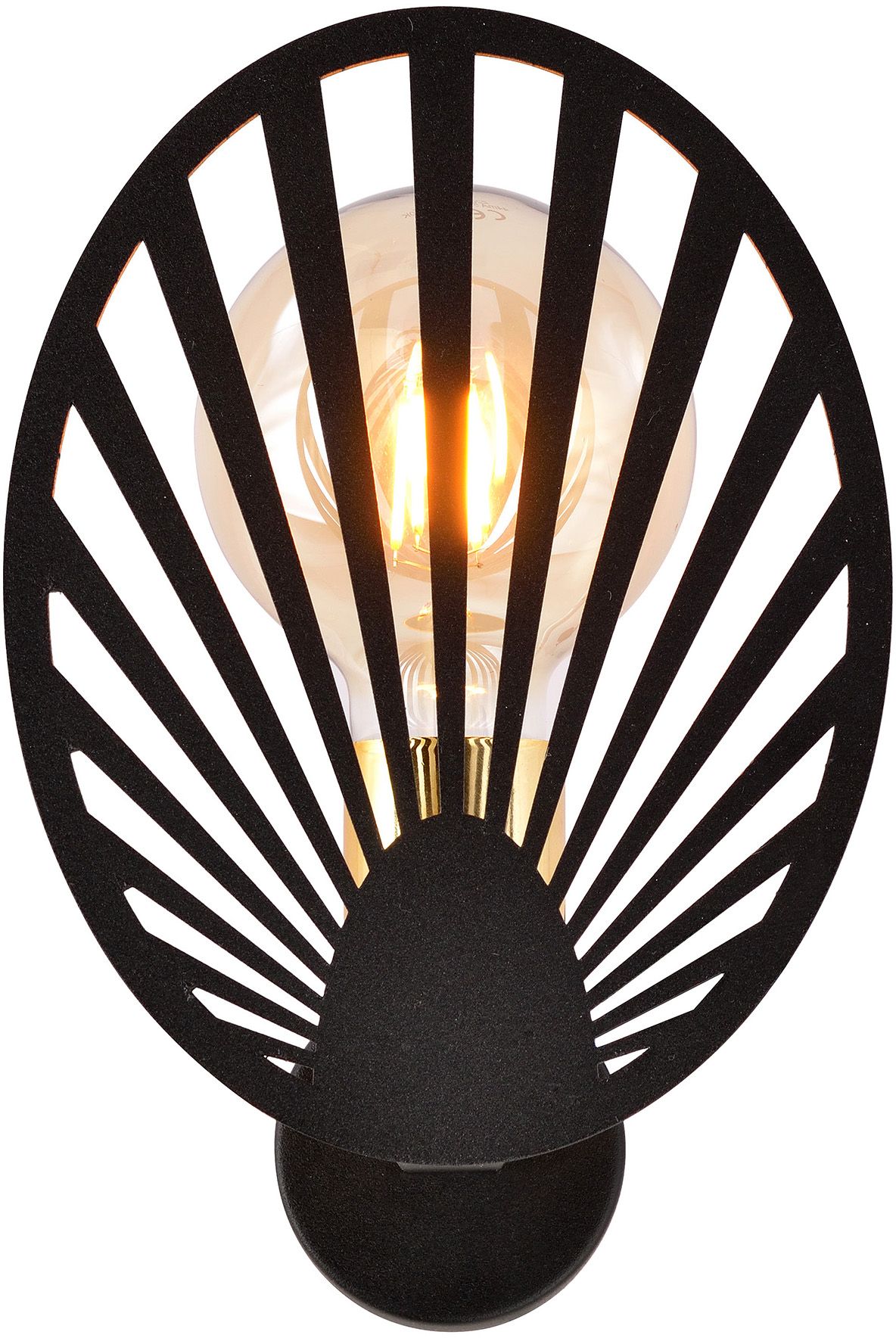 Emibig Playa Leuchter 1x15 W schwarz-gold 1146/K1