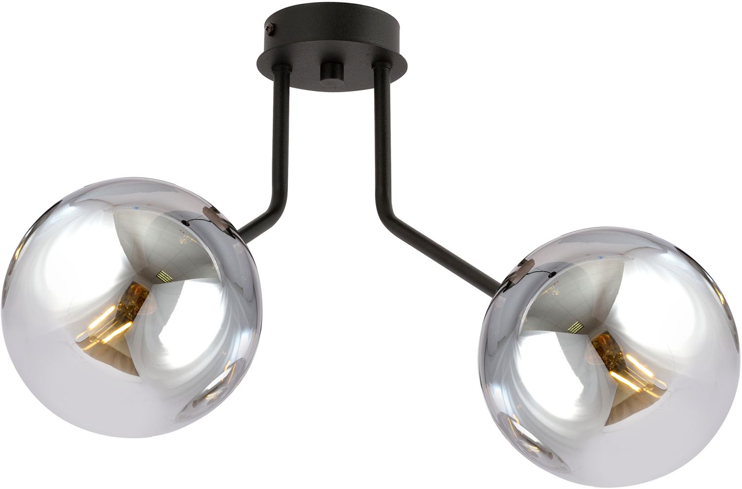 Emibig Nova Deckenlampe 2x10 W schwarz-graphit 1140/2