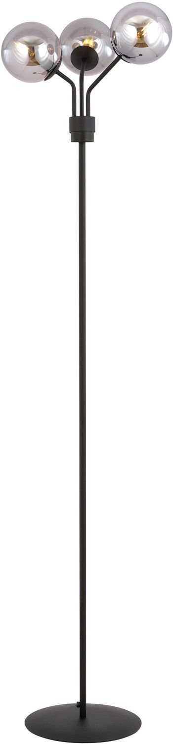 Emibig Nova Stehlampe 3x10 W schwarz-graphit 1140/LP3