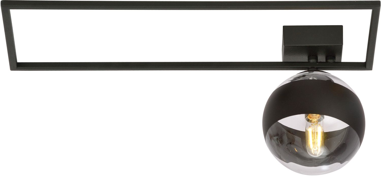 Emibig Imago Stripe Deckenlampe 1x10 W schwarz-transparent 1132/1A