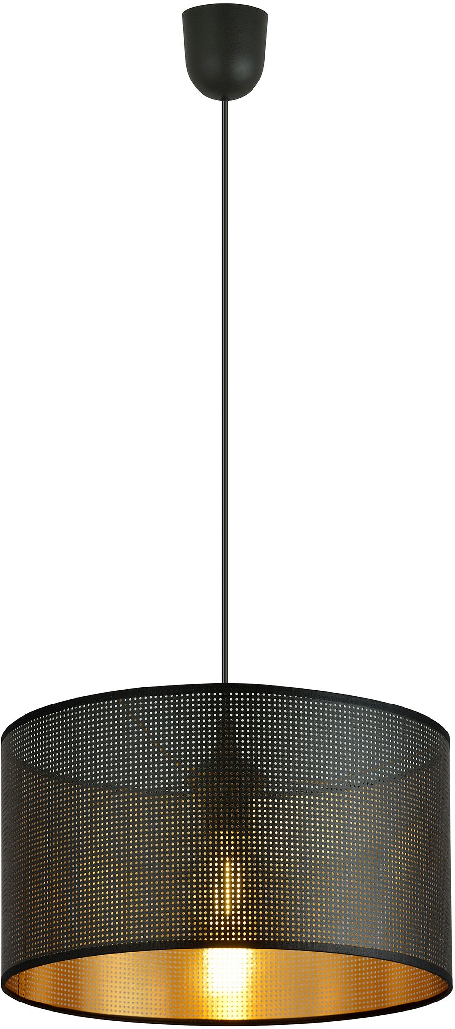 Emibig Aston Pendelleuchte 1x15 W schwarz-gold 1148/1