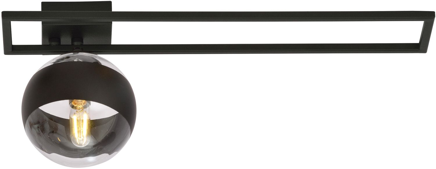 Emibig Imago Stripe Deckenlampe 1x10 W schwarz-transparent 1132/1C