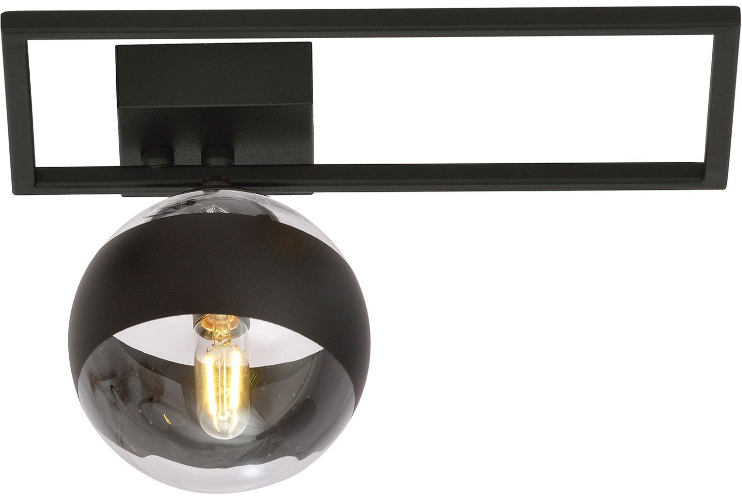 Emibig Imago Stripe Deckenlampe 1x10 W schwarz-transparent 1132/1D