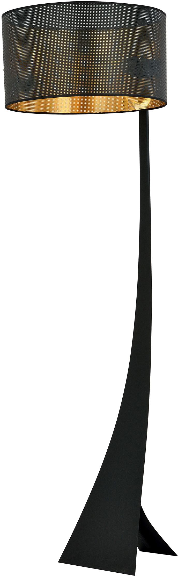 Emibig Estrella Stehlampe 1x15 W schwarz-gold 1156/LP1