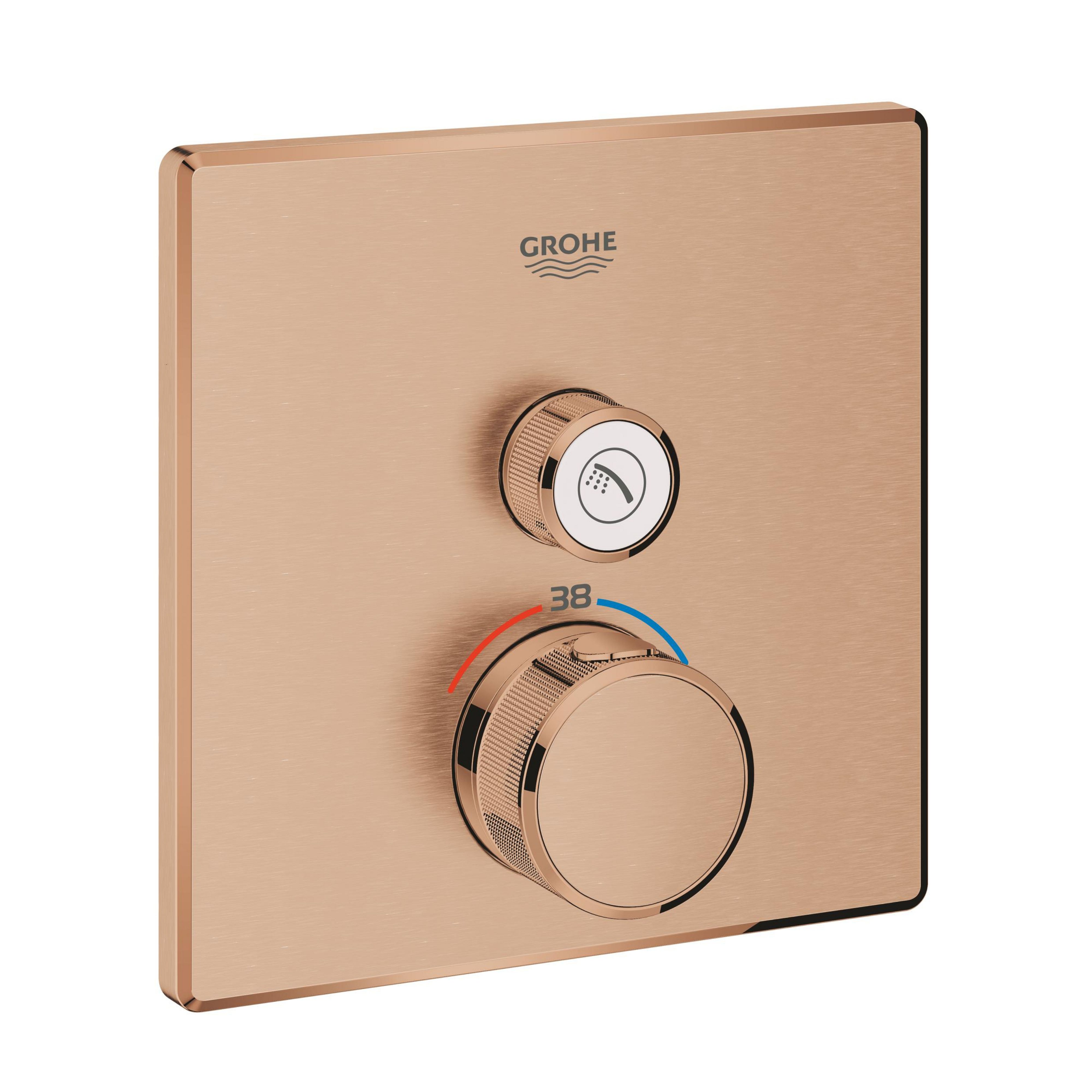 Grohe Grohtherm SmartControl Duscharmatur Unterputz mit Thermostat Brushed Warm Sunset 29123DL0
