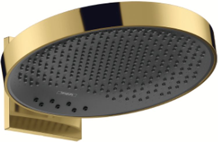 Hansgrohe Rainfinity Kopfbrause 36x36 cm rund schwarz-gold 26234990