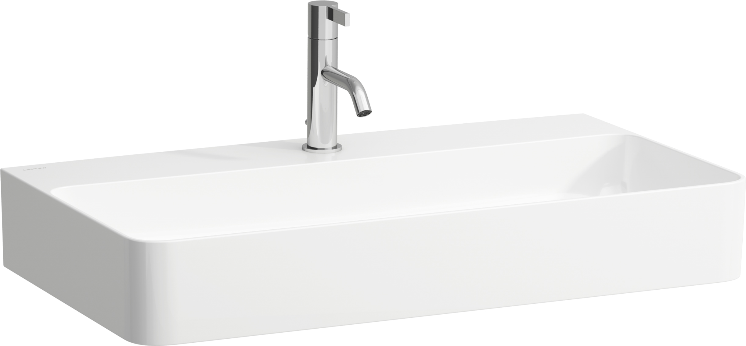 Laufen Val Waschbecken 75x42 cm rechteckig Klassisch weiß glanz H8102854001041