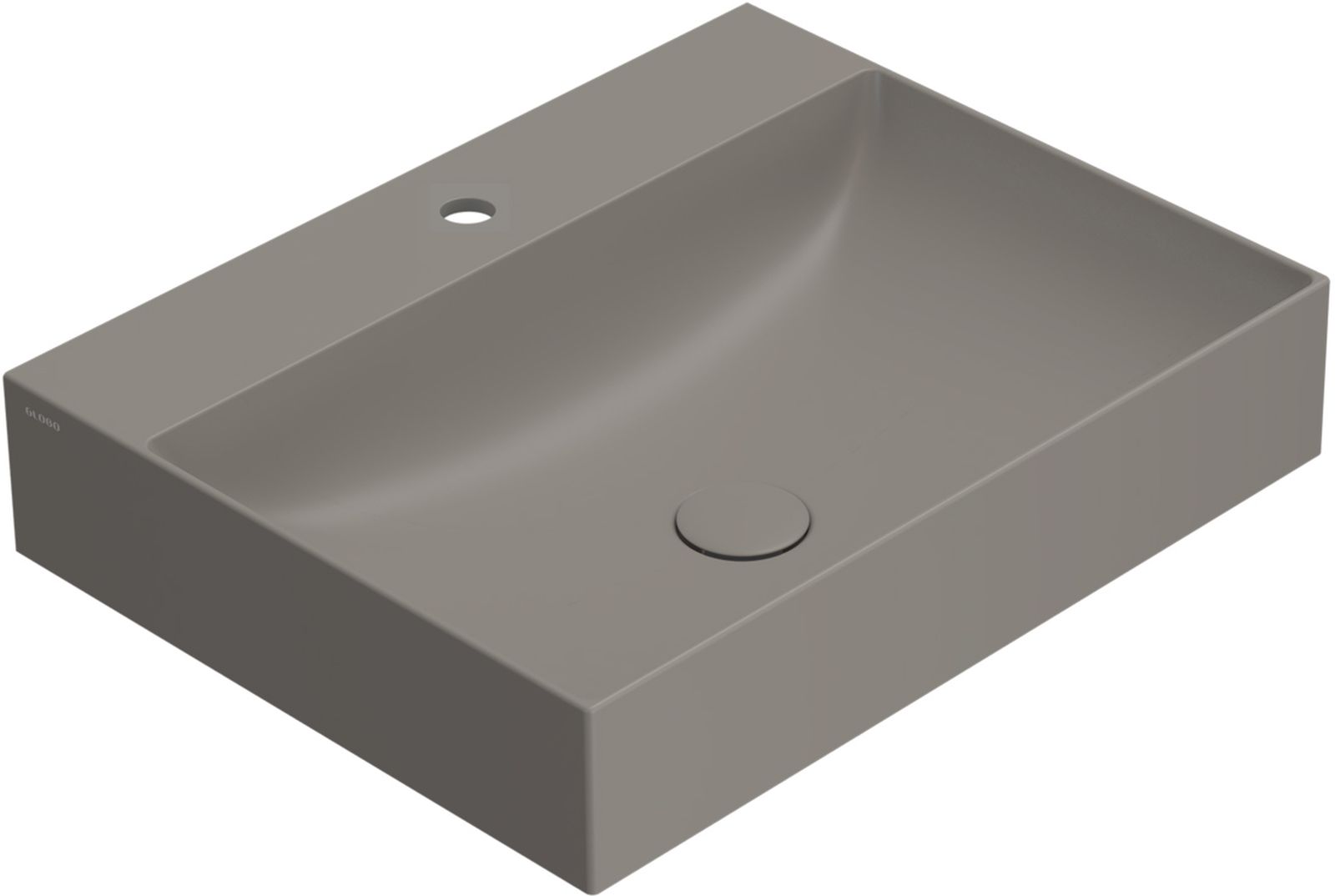 Globo T-Egde Waschbecken 60x47 cm rechteckig Aufsatzwaschbecken B6R65.AT