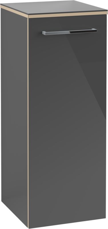 Villeroy & Boch Avento Kabinett 35x40.5x89 cm Seitenschrank hängend grau A89501B1