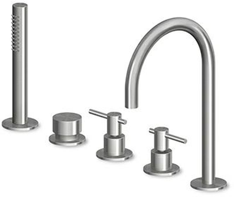 Zucchetti Helm Badewannen- und Duscharmatur awannenmontiert gold ZHL511.XP41