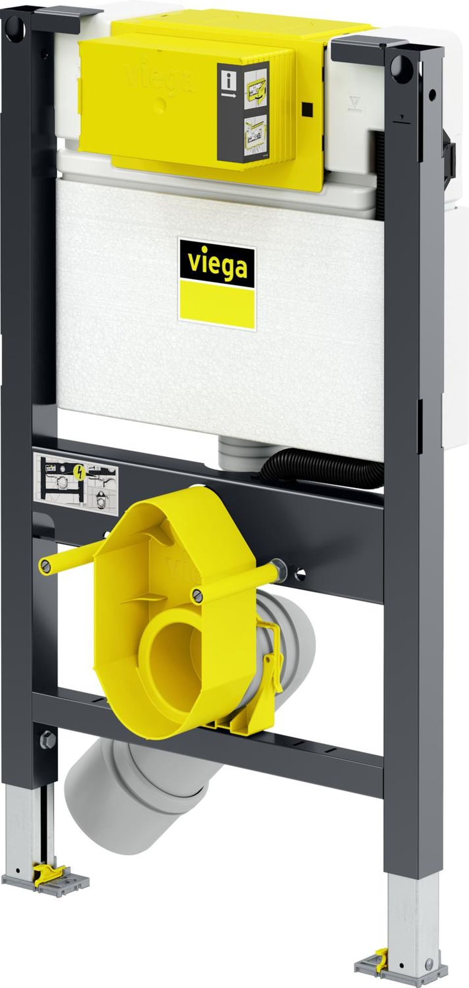 Viega Prevista Dry Unterputzrahmen in der hängenden Schüssel 772017