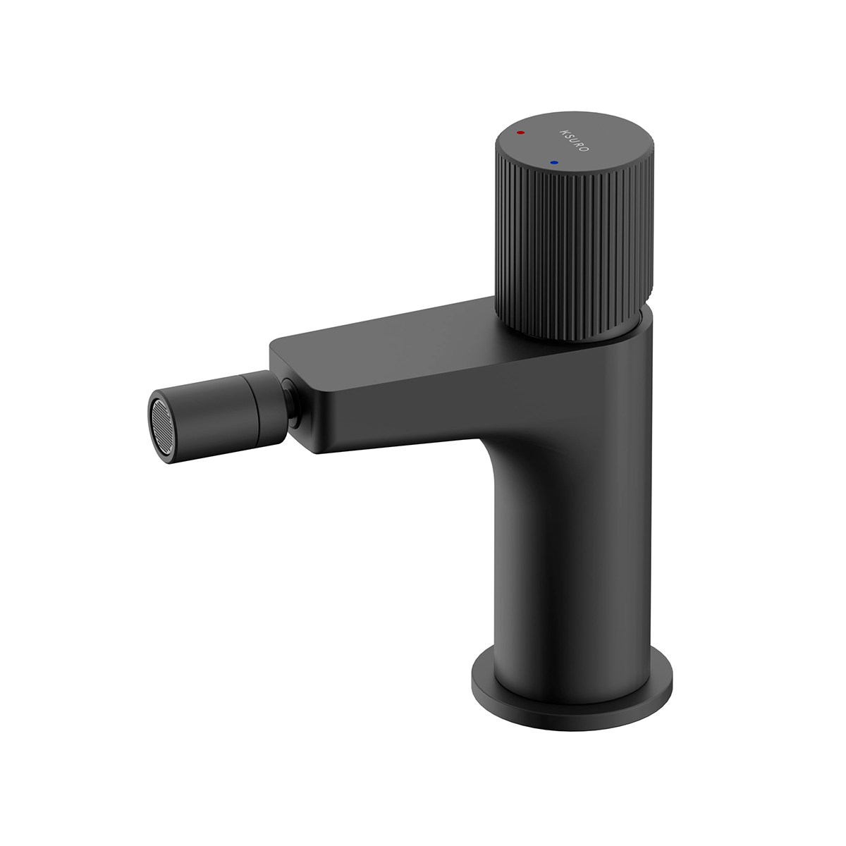 Ksuro 02 Bidet-Wasserhahn stehend schwarz 11001030