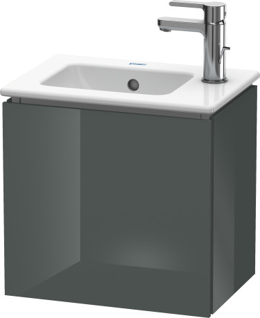 Duravit L-Cube Kabinett 42x29.4x40 cm Unterschrank hängend grau LC6272L8383