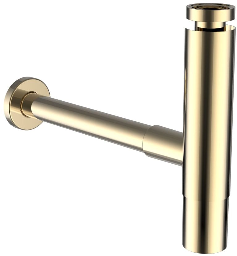 Laufen Siphon für Waschbecken flaschen gold H3749800010001