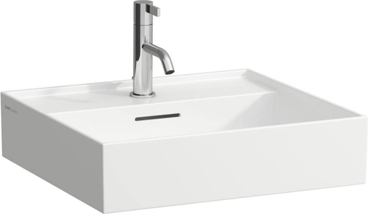 Laufen Kartell Waschbecken 50x46 cm rechteckig Klassisch-Möbel weiß glanz H8103320001041