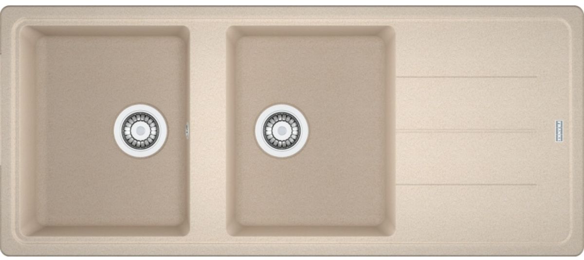 Franke Basis Granitspüle 116x50 cm beige 114.0676.260