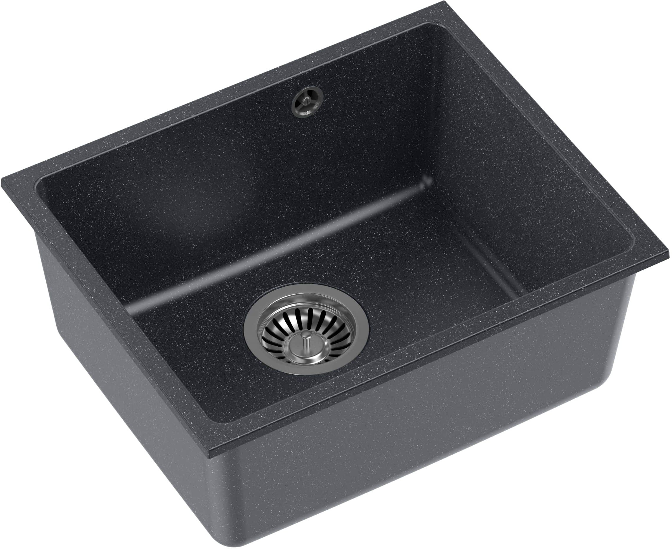 Quadron Alec GraniteQ-Spüle 46x37.5 cm schwarz HQA4640CZK
