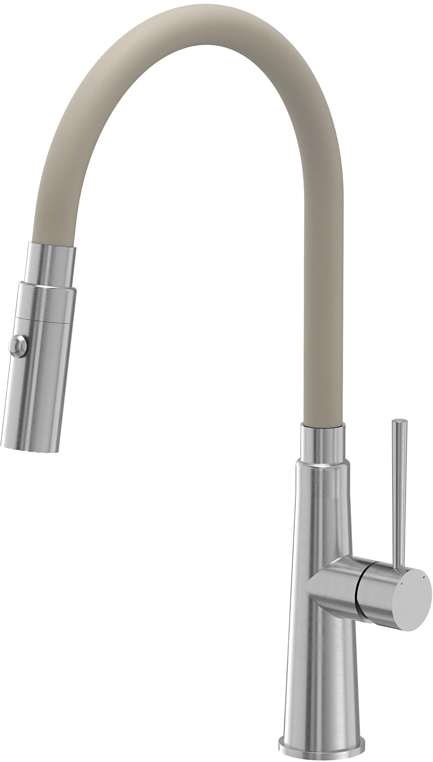 Quadron Gina küchenarmatur stehend edelstahl-beige 3922505_BSBE