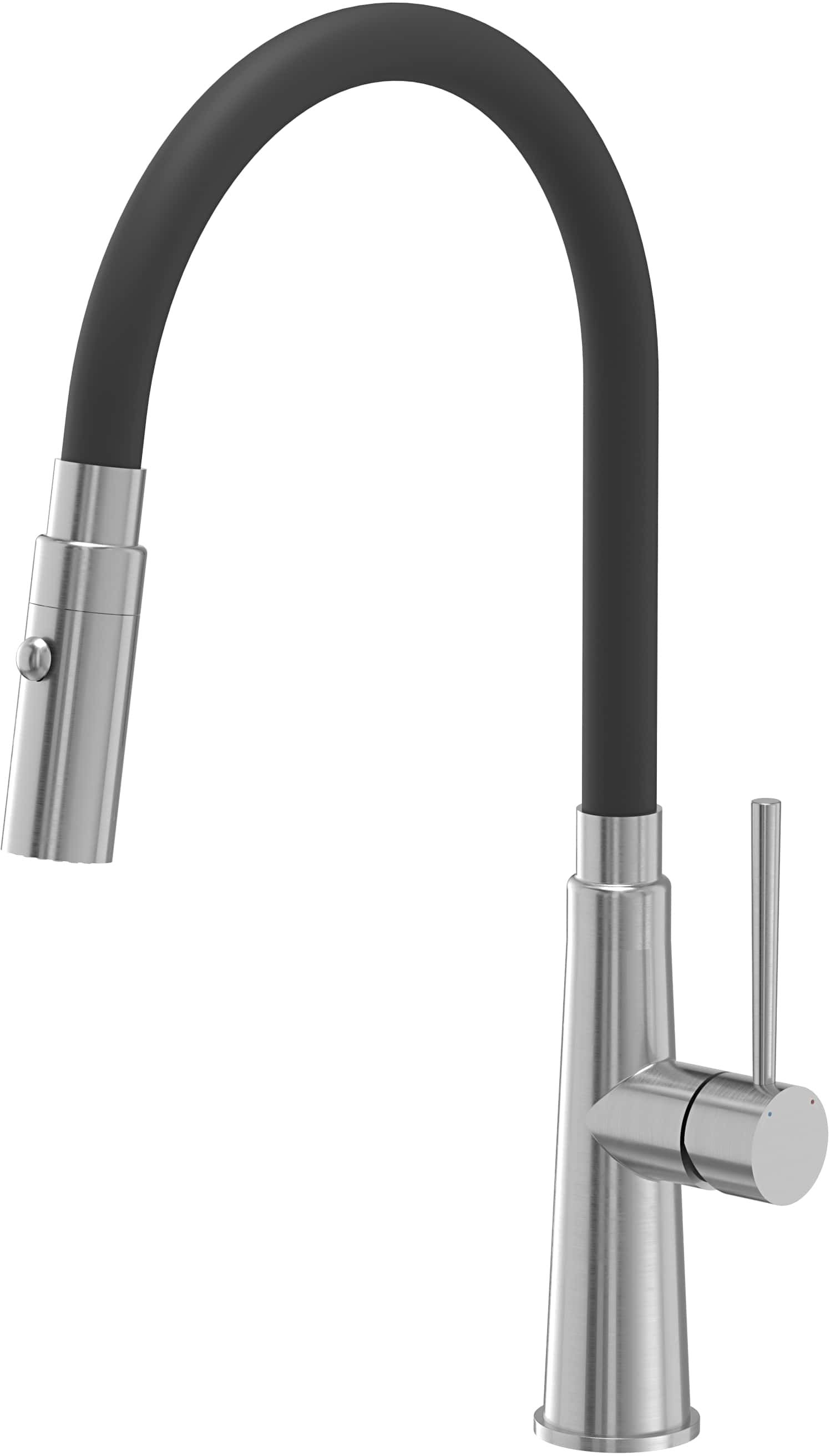 Quadron Gina küchenarmatur stehend edelstahl-schwarz 3922505_BSBL