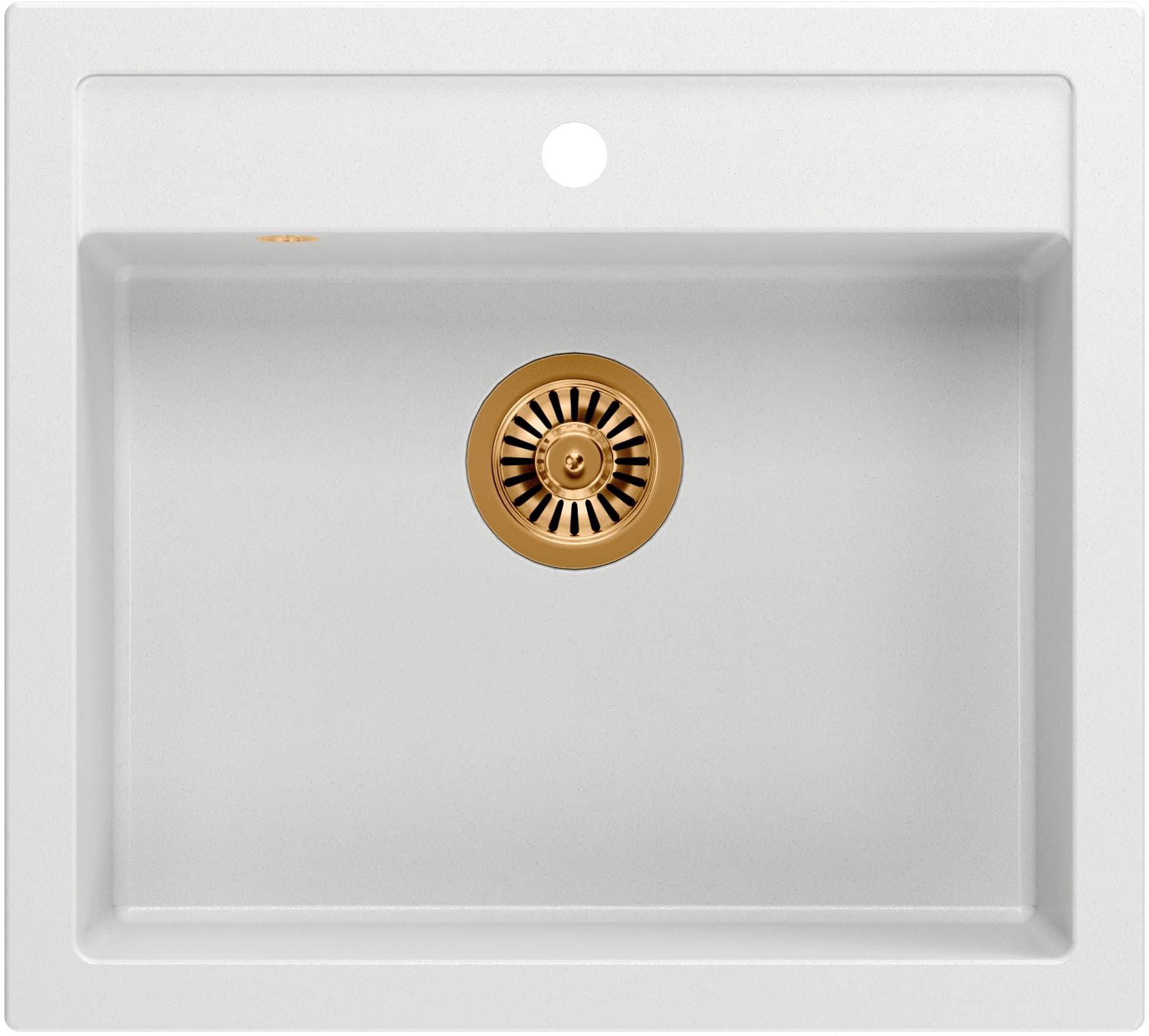 Quadron Bill GraniteQ-Spüle 59.5x54 cm weiß HCQB6054U1_PVDC1