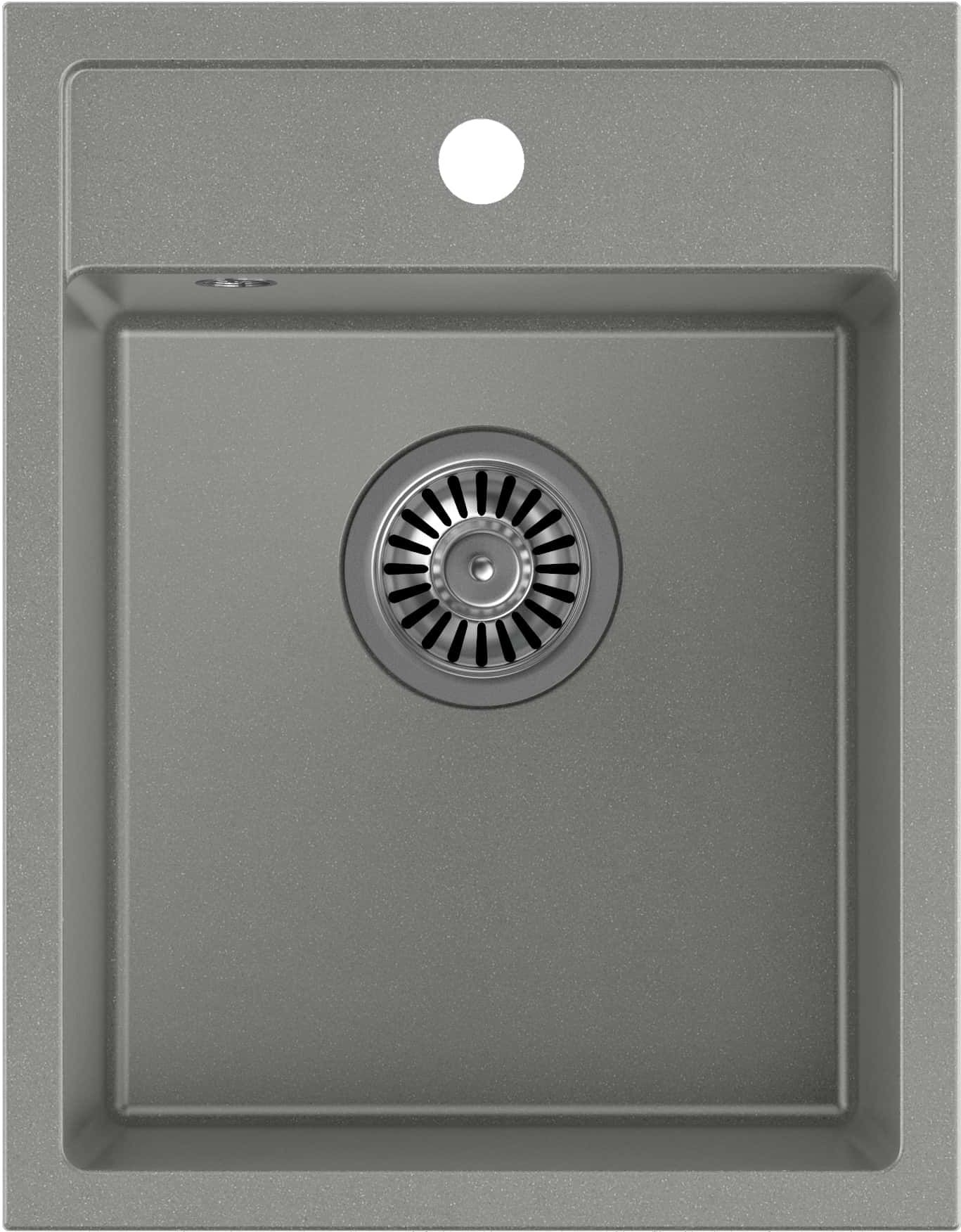 Quadron Johnny GraniteQ-Spüle 50x39 cm grau/graphit/onyx HCQJ3950SZK