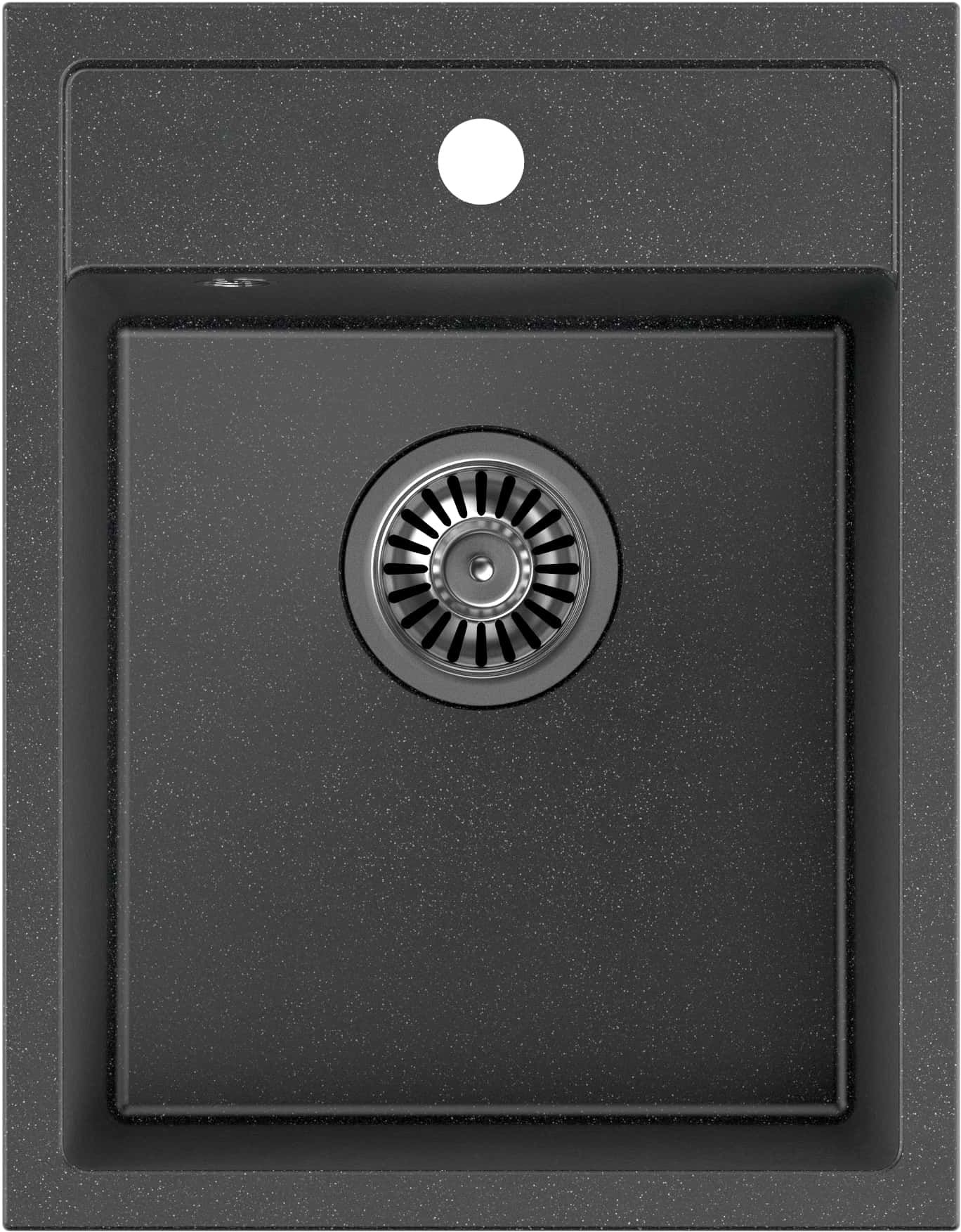 Quadron Johnny GraniteQ-Spüle 50x39 cm schwarz HCQJ3950CZK