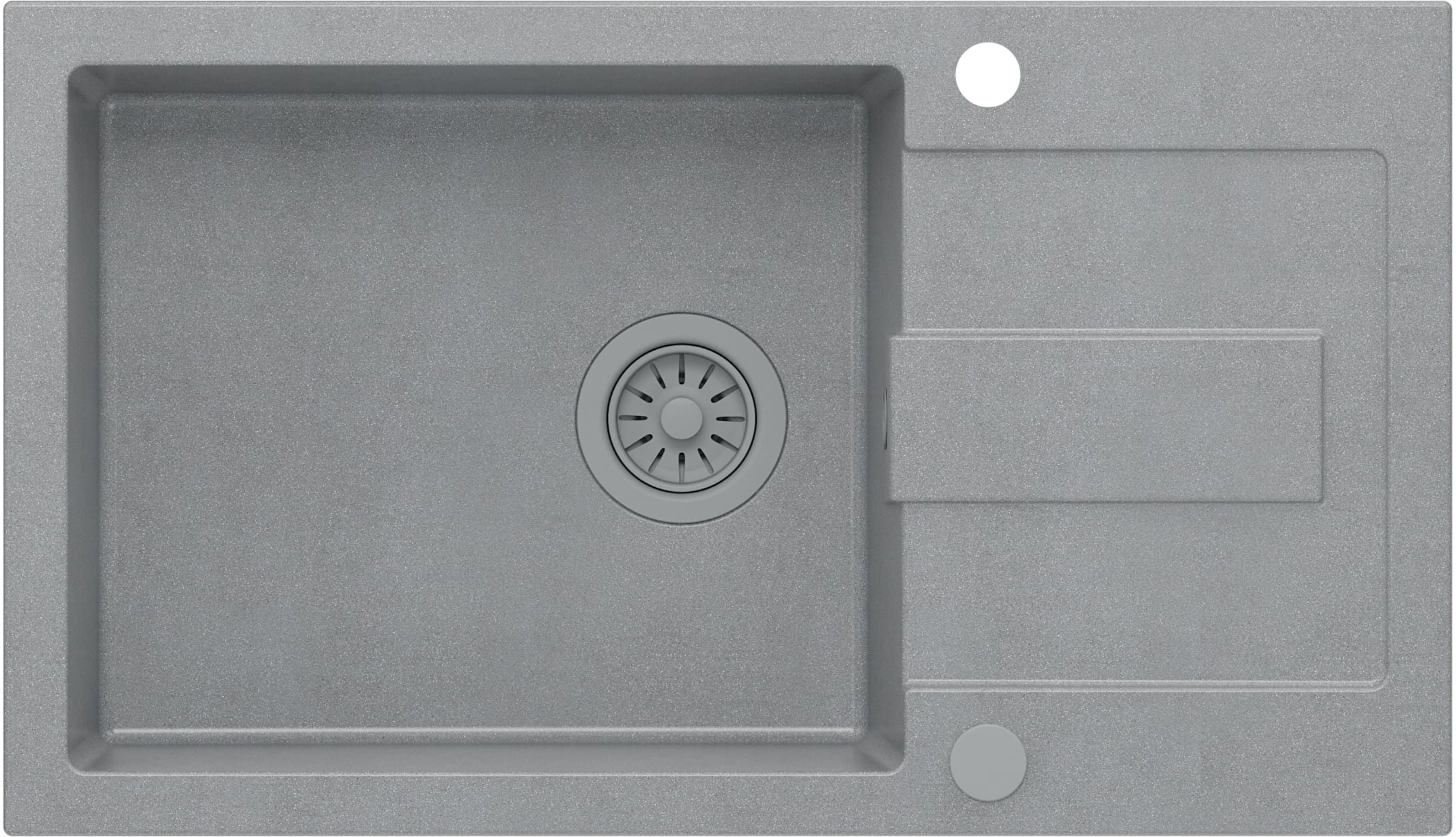 Quadron Christian GraniteQ-Spüle 78x45 cm grau/graphit/onyx HCQC57845SZK_PC