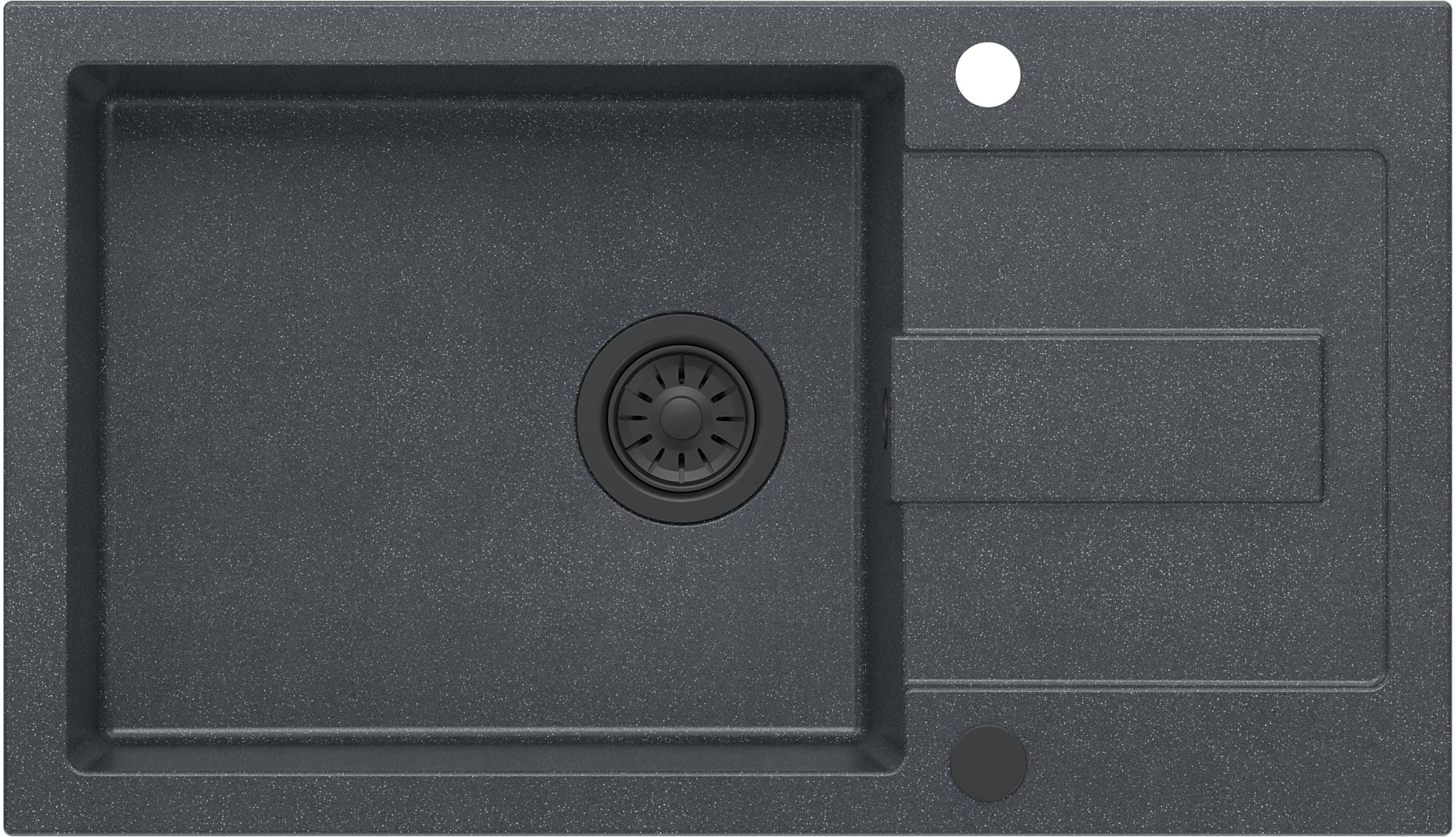 Quadron Christian GraniteQ-Spüle 78x45 cm schwarz HCQC57845CZK_PC