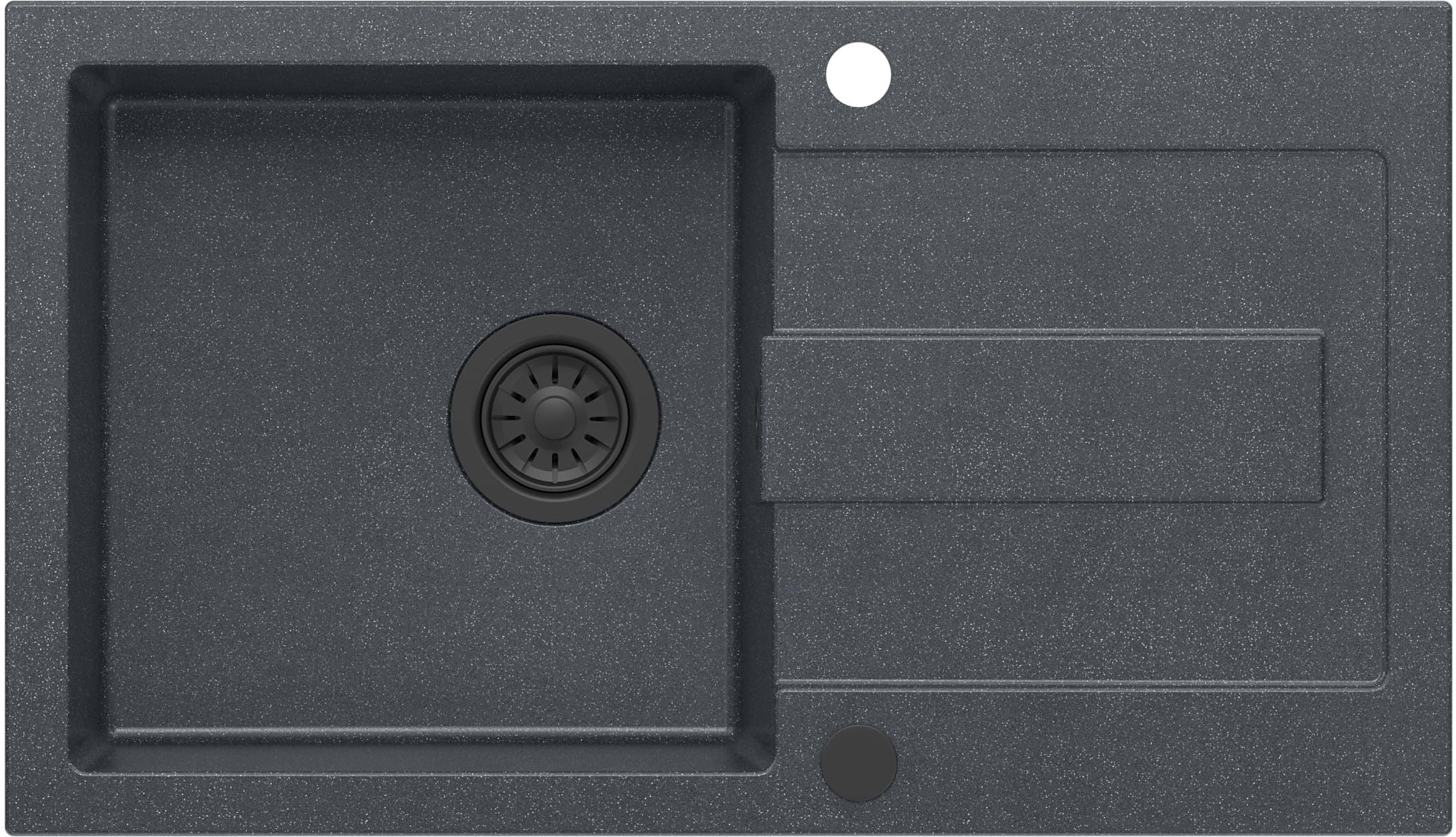 Quadron Christian GraniteQ-Spüle 78x45 cm schwarz HCQC7845CZK_PC