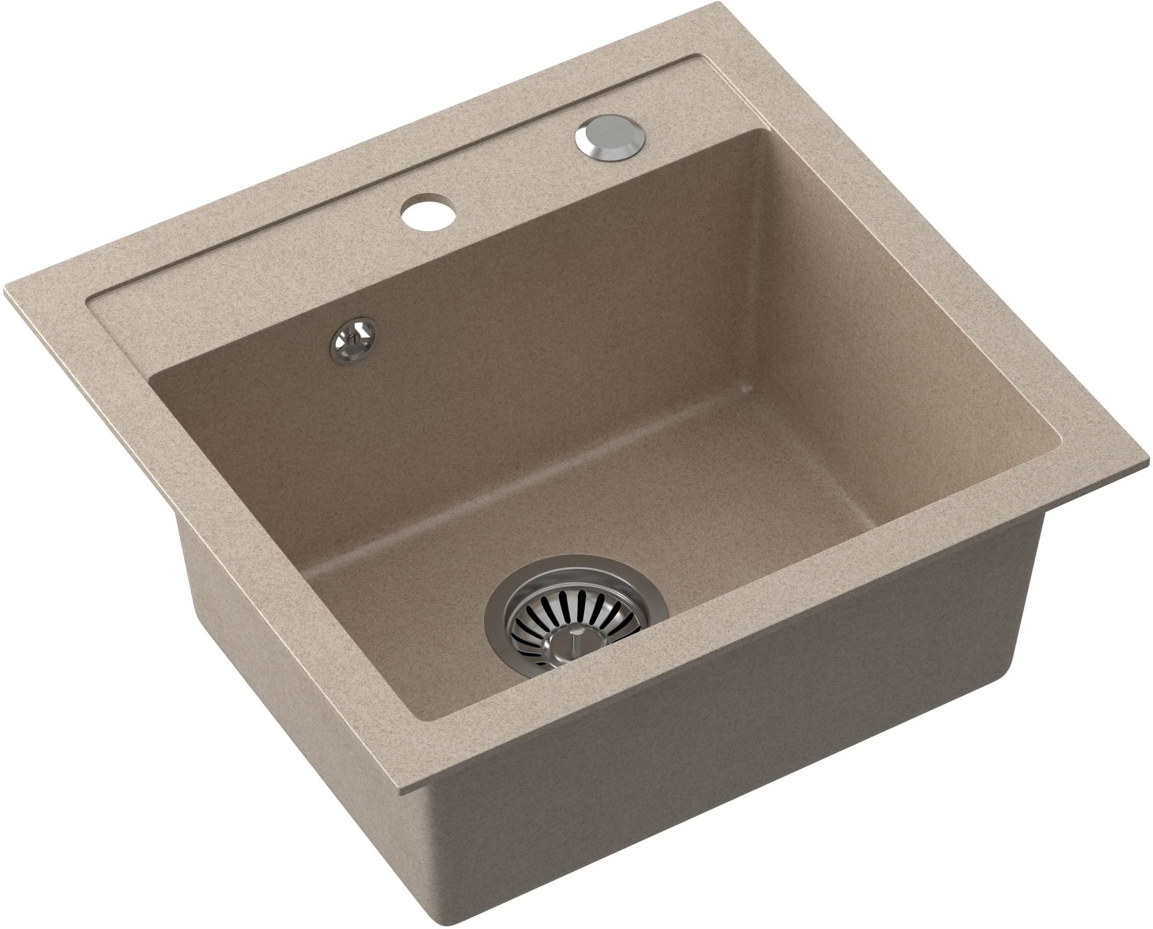 Quadron Johnny GraniteQ-Spüle 50x47 cm beige HCQJ5047BEZK