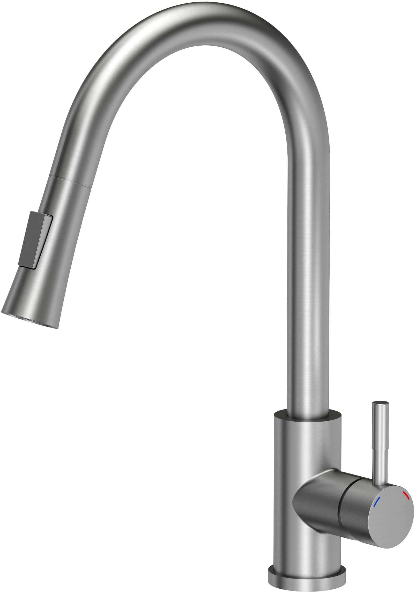 Quadron Julia küchenarmatur stehend edelstahl 3673500BS