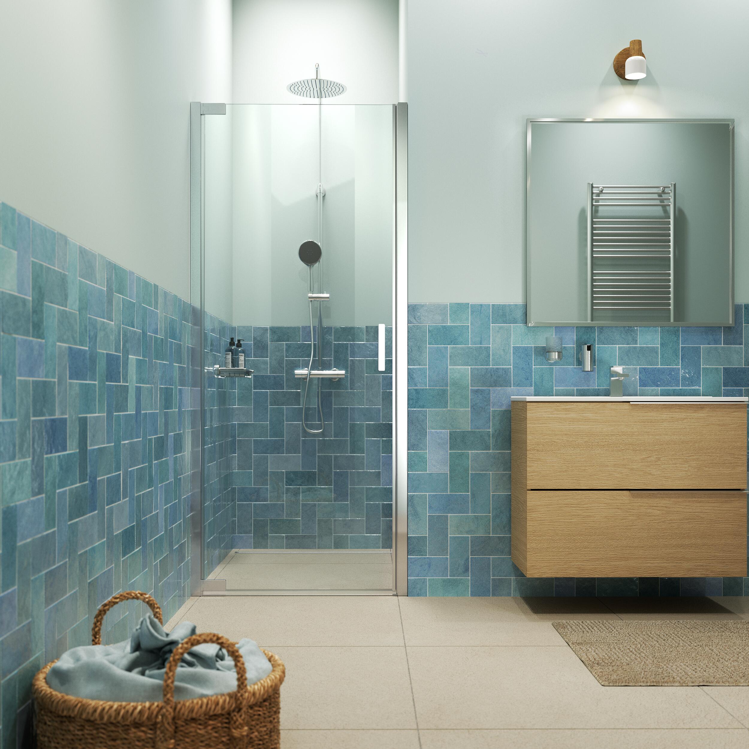 Sealskin INC Duschtüren 90 cm aufklappbar chrom Glanz/durchsichtiges Glas XI200906265100