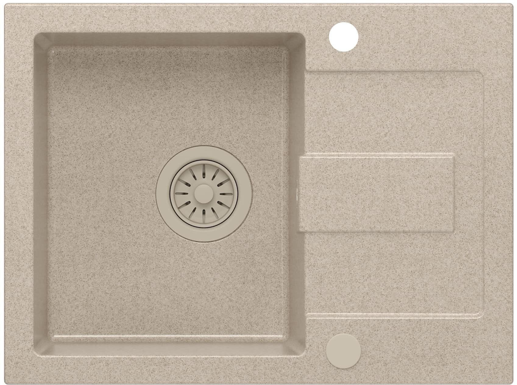 Quadron Christian GraniteQ-Spüle 60x45 cm beige HCQC6045BEZK_PC