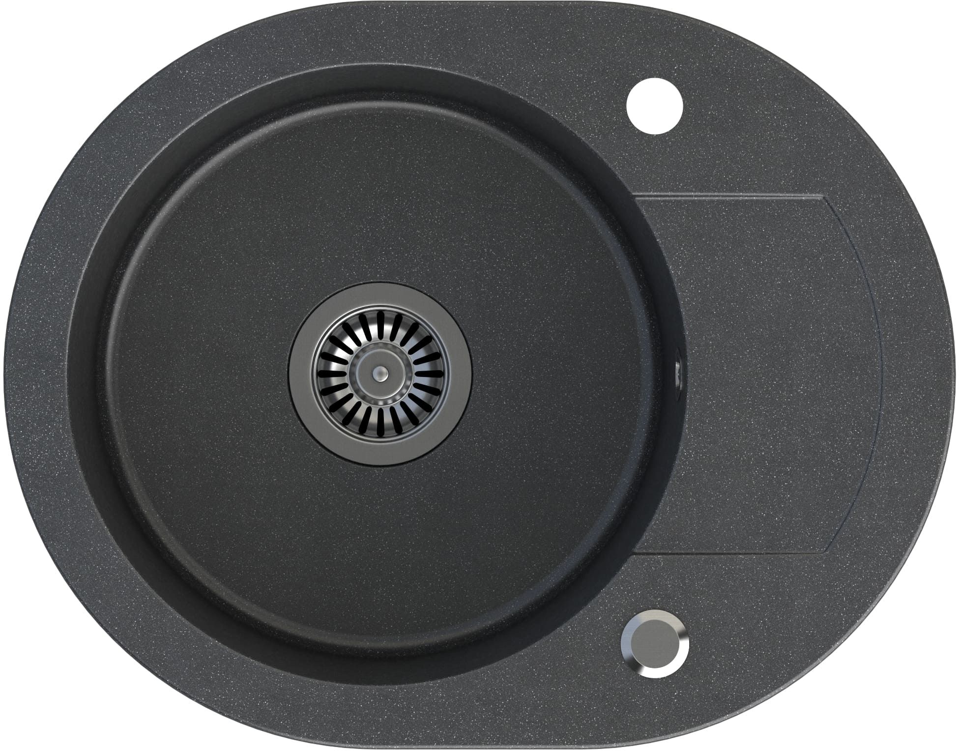 Quadron Johnny GraniteQ-Spüle 58.5x46 cm schwarz HCQC5846CZK