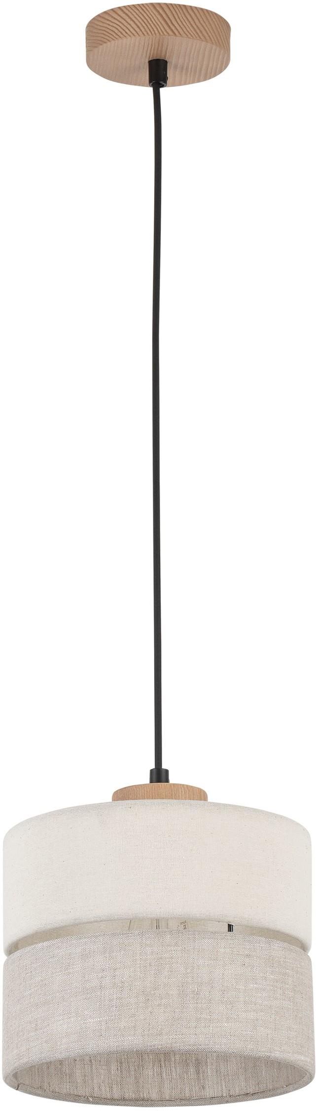 TK Lighting Pendelleuchte 1x15 W holz 5770