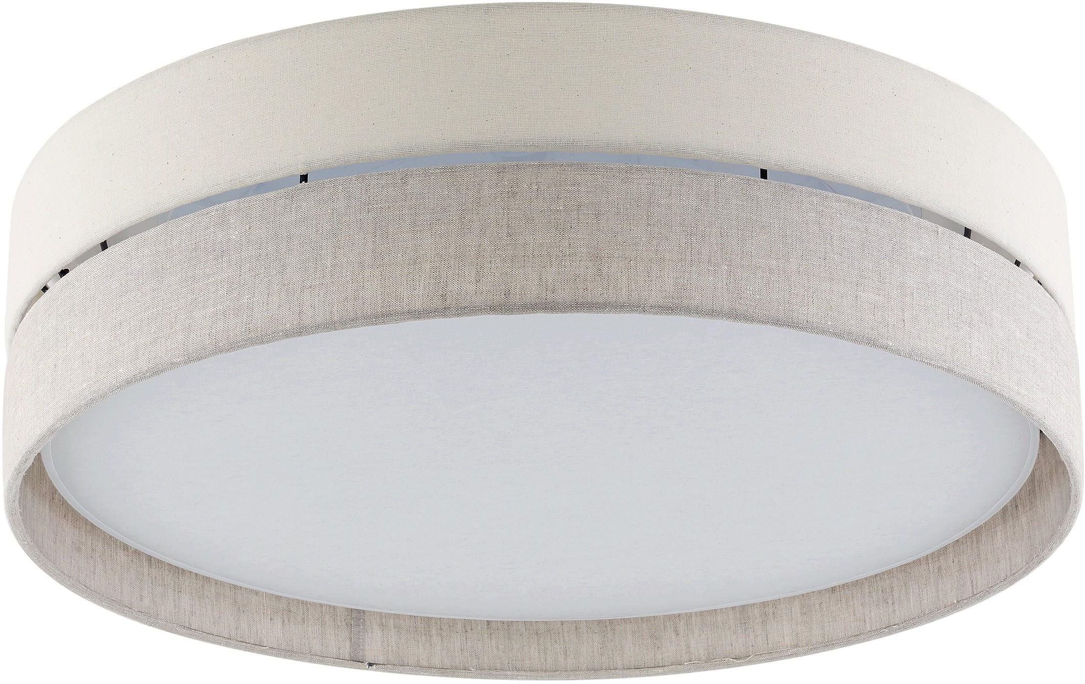 TK Lighting Eco Decke 4x15 W weiß-grau-beige 5774